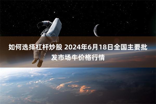 如何选择杠杆炒股 2024年6月18日全国主要批发市场牛价格行情