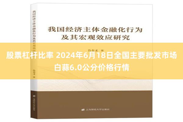 股票杠杆比率 2024年6月18日全国主要批发市场白蒜6.0公分价格行情