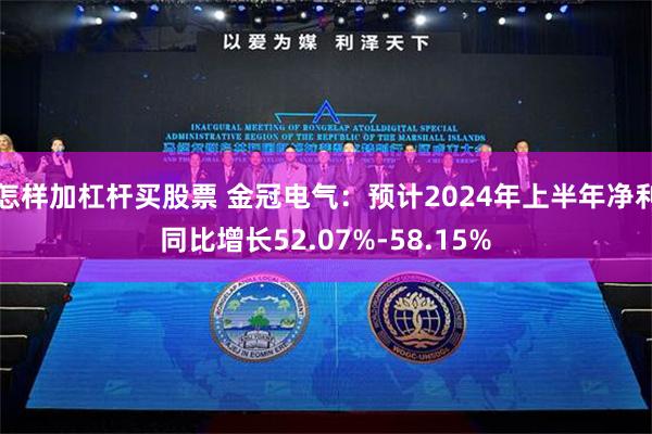 怎样加杠杆买股票 金冠电气：预计2024年上半年净利同比增长52.07%-58.15%