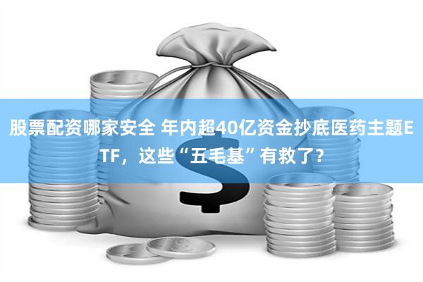 股票配资哪家安全 年内超40亿资金抄底医药主题ETF，这些“五毛基”有救了？