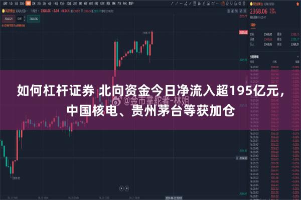 如何杠杆证券 北向资金今日净流入超195亿元，中国核电、贵州茅台等获加仓