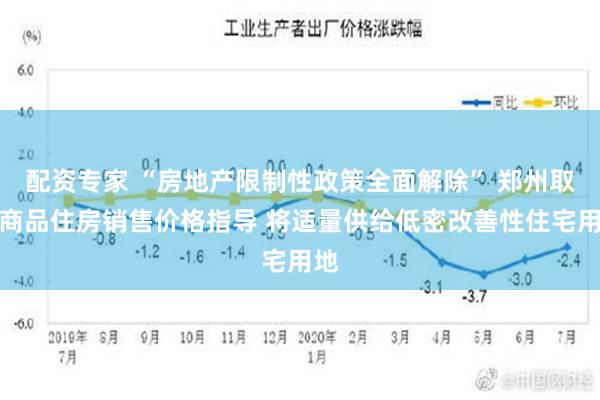 配资专家 “房地产限制性政策全面解除” 郑州取消商品住房销售价格指导 将适量供给低密改善性住宅用地