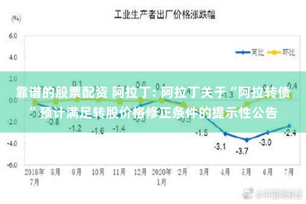 靠谱的股票配资 阿拉丁: 阿拉丁关于“阿拉转债”预计满足转股价格修正条件的提示性公告