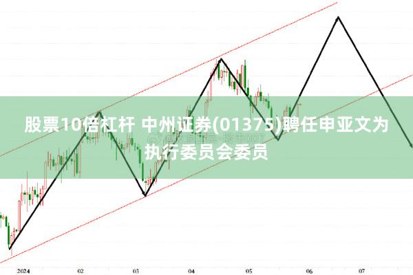 股票10倍杠杆 中州证券(01375)聘任申亚文为执行委员会委员