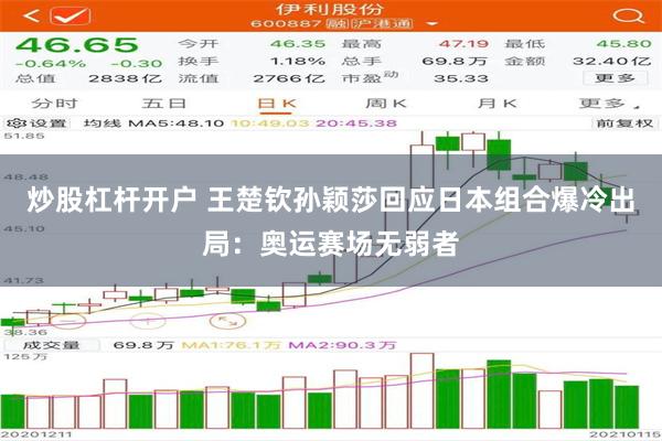 炒股杠杆开户 王楚钦孙颖莎回应日本组合爆冷出局：奥运赛场无弱者