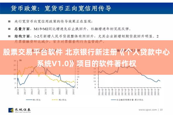 股票交易平台软件 北京银行新注册《个人贷款中心系统V1.0》项目的软件著作权